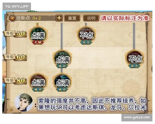 风云三国：探索人物技能点加点之道